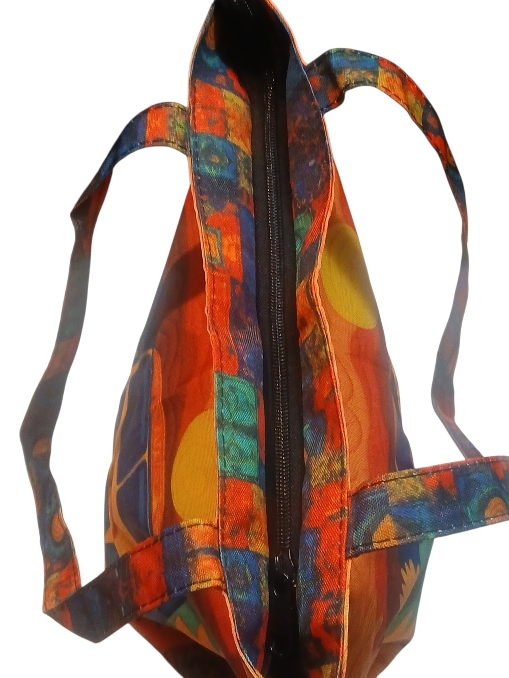 ECHOES BAGS -NWOT, Lined Echo Friendly Canvas Peace Bag with Nylon Lining,Zipper - Picture 14 of 16